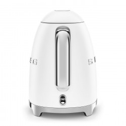 Електрическа кана SMEG KLF03WHMEU, 2400 W, 1.7 л, 360° основа, Матово покритие, Бял