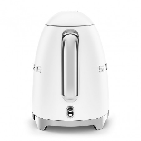 Електрическа кана SMEG KLF03WHMEU, 2400 W, 1.7 л, 360° основа, Матово покритие, Бял