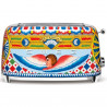 Тостер за хляб SMEG Dolce & Gabbana Sicily is my Love! TSF02DGEU, 1500W, 4 филии, 6 нива, Тавичка за трохи, Вграден кабел, Неръждаема стомана, Многоцветен