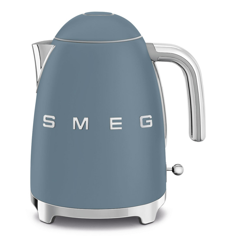 Електрическа кана SMEG KLF03SBMEU, 2400 W, 1.7 л, 360° основа, Матово покритие, Буреносно синьо