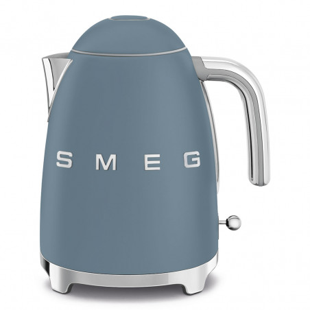 Електрическа кана SMEG KLF03SBMEU, 2400 W, 1.7 л, 360° основа, Матово покритие, Буреносно синьо