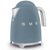 Електрическа кана SMEG KLF03SBMEU, 2400 W, 1.7 л, 360° основа, Матово покритие, Буреносно синьо