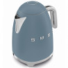 Електрическа кана SMEG KLF03SBMEU, 2400 W, 1.7 л, 360° основа, Матово покритие, Буреносно синьо