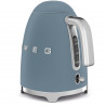 Електрическа кана SMEG KLF03SBMEU, 2400 W, 1.7 л, 360° основа, Матово покритие, Буреносно синьо
