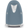 Електрическа кана SMEG KLF03SBMEU, 2400 W, 1.7 л, 360° основа, Матово покритие, Буреносно синьо