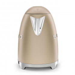 Електрическа кана SMEG KLF03CHMEU, 2400 W, 1.7 л, 360° основа, Матово покритие, Шампанско