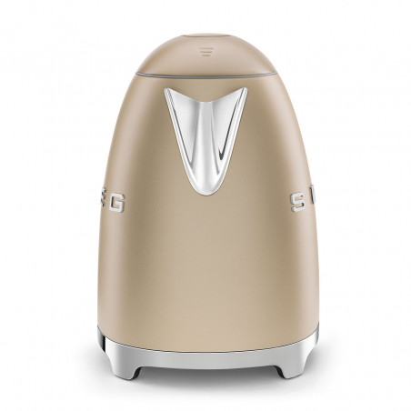 Електрическа кана SMEG KLF03CHMEU, 2400 W, 1.7 л, 360° основа, Матово покритие, Шампанско