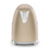 Електрическа кана SMEG KLF03CHMEU, 2400 W, 1.7 л, 360° основа, Матово покритие, Шампанско