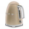 Електрическа кана SMEG KLF03CHMEU, 2400 W, 1.7 л, 360° основа, Матово покритие, Шампанско
