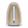 Електрическа кана SMEG KLF03CHMEU, 2400 W, 1.7 л, 360° основа, Матово покритие, Шампанско