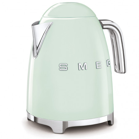 Електрическа кана SMEG KLF03PGEU, 2400 W, 1.7 л, 360° основа, Гланцово покритие, Пастелно зелен