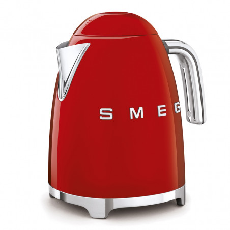 Електрическа кана SMEG KLF03RDEU, 2400 W, 1.7 л, 360° основа, Гланцово покритие, Червен
