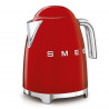 Електрическа кана SMEG KLF03RDEU, 2400 W, 1.7 л, 360° основа, Гланцово покритие, Червен