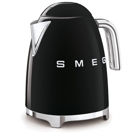 Електрическа кана SMEG KLF03BLEU, 2400 W, 1.7 л, 360° основа, Гланцово покритие, Черен