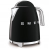Електрическа кана SMEG KLF03BLEU, 2400 W, 1.7 л, 360° основа, Гланцово покритие, Черен