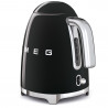 Електрическа кана SMEG KLF03BLEU, 2400 W, 1.7 л, 360° основа, Гланцово покритие, Черен