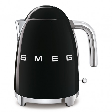 Електрическа кана SMEG KLF03BLEU, 2400 W, 1.7 л, 360° основа, Гланцово покритие, Черен