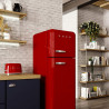 Тостер за хляб SMEG 50's Style TSF01RDEU, 950W, 2 филии, 6 нива, Тавичка за трохи, Вграден кабел, Неръждаема стомана, Червен