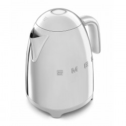 Електрическа кана SMEG KLF03SSEU, 2400 W, 1.7 л, 360° основа, Гланцово покритие, Инокс