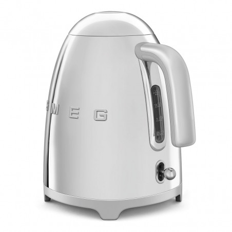 Електрическа кана SMEG KLF03SSEU, 2400 W, 1.7 л, 360° основа, Гланцово покритие, Инокс