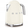 Електрическа кана SMEG KLF03CREU, 2400 W, 1.7 л, 360° основа, Гланцово покритие, Крем