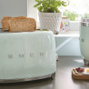Тостер за хляб SMEG 50's Style TSF01PGEU, 950W, 2 филии, 6 нива, Тавичка за трохи, Вграден кабел, Неръждаема стомана, Зелен