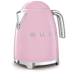 Електрическа кана SMEG KLF03PKEU, 2400 W, 1.7 л, 360° основа, Гланцово покритие, Розов