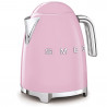 Електрическа кана SMEG KLF03PKEU, 2400 W, 1.7 л, 360° основа, Гланцово покритие, Розов
