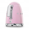 Електрическа кана SMEG KLF03PKEU, 2400 W, 1.7 л, 360° основа, Гланцово покритие, Розов