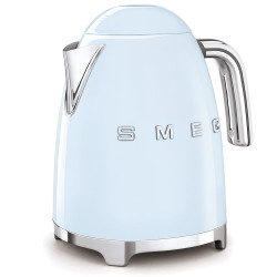 Електрическа кана SMEG KLF03PBEU, 2400 W, 1.7 л, 360° основа, Гланцово покритие, Пастелно син