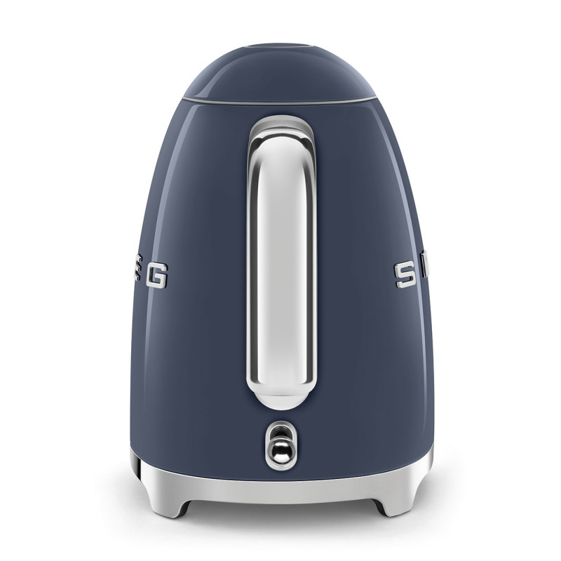 Електрическа кана SMEG KLF03NBEU, 2400 W, 1.7 л, 360° основа, Гланцово покритие, Морско синьо