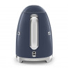 Електрическа кана SMEG KLF03NBEU, 2400 W, 1.7 л, 360° основа, Гланцово покритие, Морско синьо