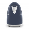 Електрическа кана SMEG KLF03NBEU, 2400 W, 1.7 л, 360° основа, Гланцово покритие, Морско синьо