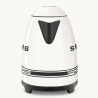 Електрическа кана SMEG Porsche KLF03PCWEU, 2400 W, 1.7 л, 360° основа, Гланцово покритие, Бял