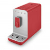 Еспресо машина SMEG Collezione BCC01RDMEU, 1350 W, 19 bar, 1.4 л, 8 функции, Вградена мелачка, Червен