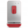 Еспресо машина SMEG Collezione BCC01RDMEU, 1350 W, 19 bar, 1.4 л, 8 функции, Вградена мелачка, Червен