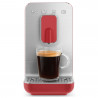 Еспресо машина SMEG Collezione BCC01RDMEU, 1350 W, 19 bar, 1.4 л, 8 функции, Вградена мелачка, Червен