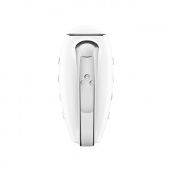 Ръчен миксер SMEG 50's Style HMF01WHEU, 250W, 9 скорости, Турбо, Скрит LED дисплей, Таймер, Аксесоари, Бял