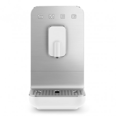 Еспресо машина SMEG Collezione BCC11WHMEU, 1350 W, 19 bar, 1.4 л, 8 функции, Вградена мелачка, Бял