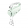 Ръчен миксер SMEG 50's Style HMF01PGEU, 250W, 9 скорости, Турбо, Скрит LED дисплей, Таймер, Аксесоари, Зелен