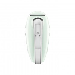 Ръчен миксер SMEG 50's Style HMF01PGEU, 250W, 9 скорости, Турбо, Скрит LED дисплей, Таймер, Аксесоари, Зелен