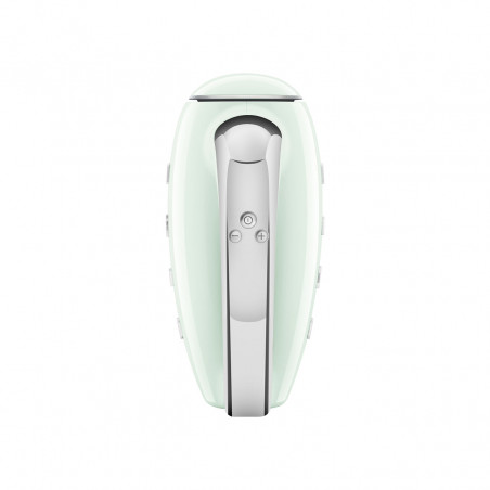 Ръчен миксер SMEG 50's Style HMF01PGEU, 250W, 9 скорости, Турбо, Скрит LED дисплей, Таймер, Аксесоари, Зелен