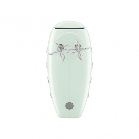 Ръчен миксер SMEG 50's Style HMF01PGEU, 250W, 9 скорости, Турбо, Скрит LED дисплей, Таймер, Аксесоари, Зелен
