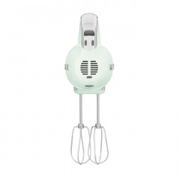 Ръчен миксер SMEG 50's Style HMF01PGEU, 250W, 9 скорости, Турбо, Скрит LED дисплей, Таймер, Аксесоари, Зелен