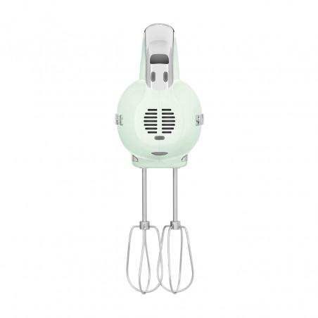 Ръчен миксер SMEG 50's Style HMF01PGEU, 250W, 9 скорости, Турбо, Скрит LED дисплей, Таймер, Аксесоари, Зелен
