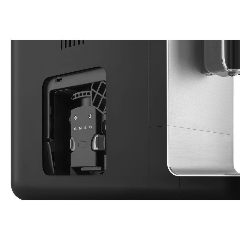 Еспресо машина SMEG Collezione BCC11BLMEU, 1350 W, 19 bar, 1.4 л, 8 функции, Вградена мелачка, Черен