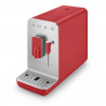 Еспресо машина SMEG Collezione BCC02RDMEU, 1350 W, 19 bar, 1.4 л, 8 функции, Вградена мелачка, Дюза за пара, Червен