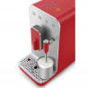 Еспресо машина SMEG Collezione BCC02RDMEU, 1350 W, 19 bar, 1.4 л, 8 функции, Вградена мелачка, Дюза за пара, Червен