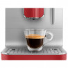 Еспресо машина SMEG Collezione BCC02RDMEU, 1350 W, 19 bar, 1.4 л, 8 функции, Вградена мелачка, Дюза за пара, Червен