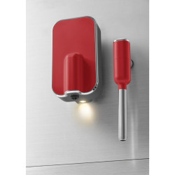 Еспресо машина SMEG Collezione BCC02RDMEU, 1350 W, 19 bar, 1.4 л, 8 функции, Вградена мелачка, Дюза за пара, Червен